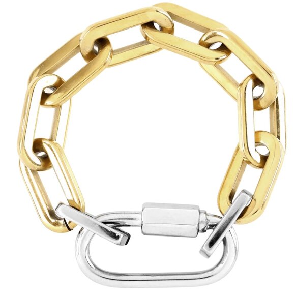 7" Mixed Metal Artiza Bracelet - Picture 1 of 6